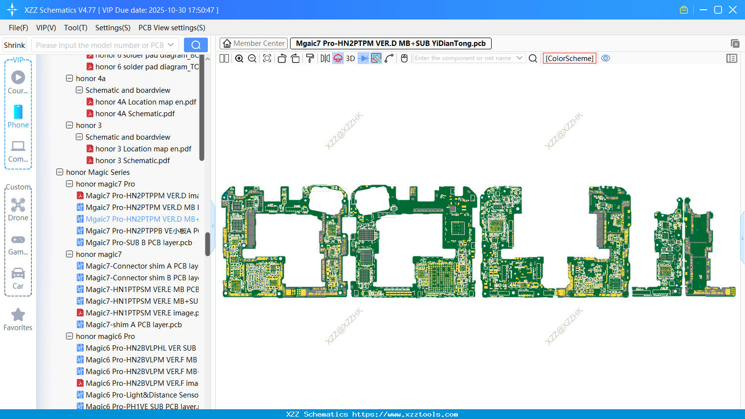 Honor Mgaic7 Pro-HN2PTPM VER.D MB+SUB bitmap